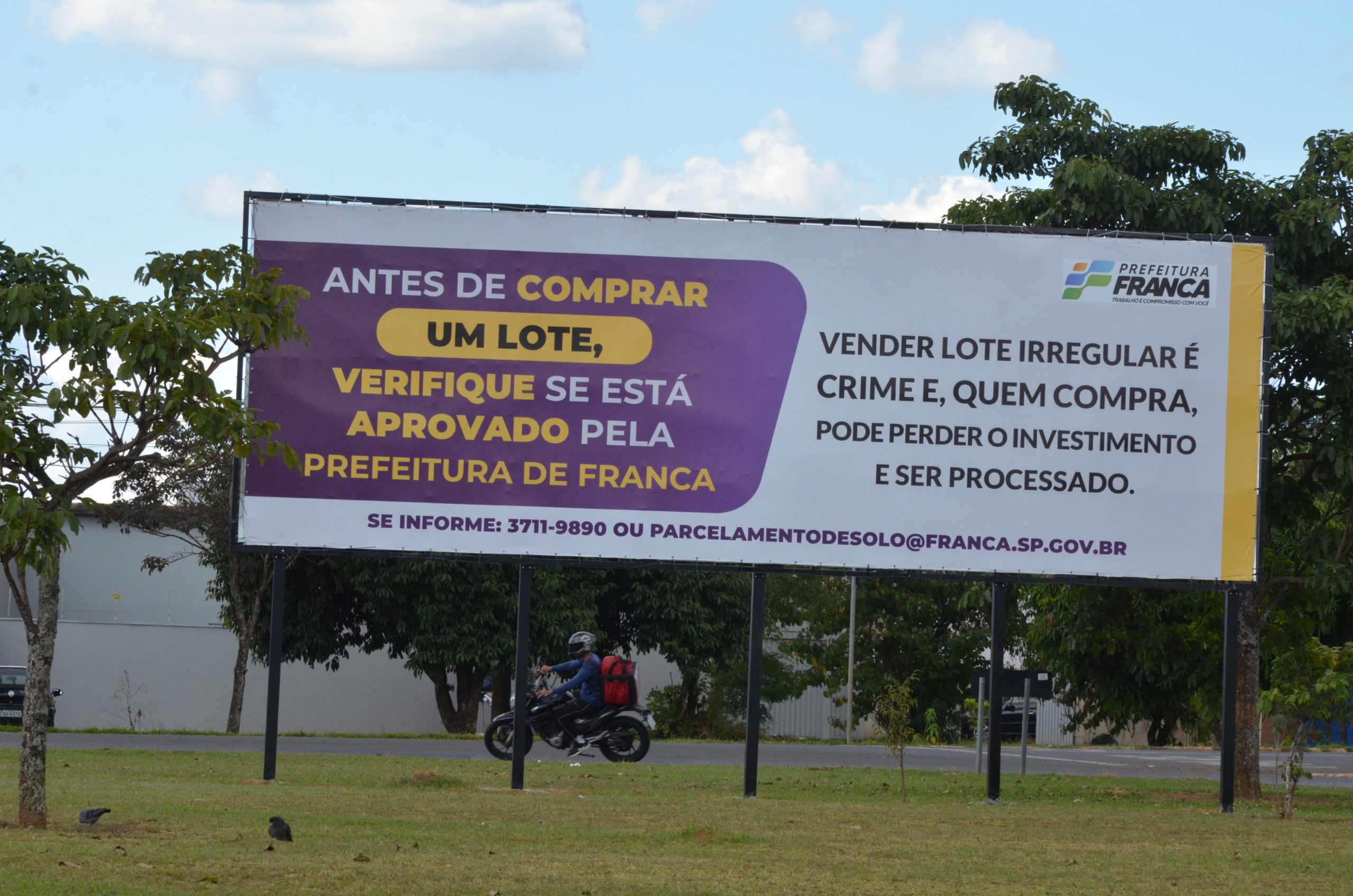 Franca reforça combate a loteamentos irregulares e orienta sobre regularização