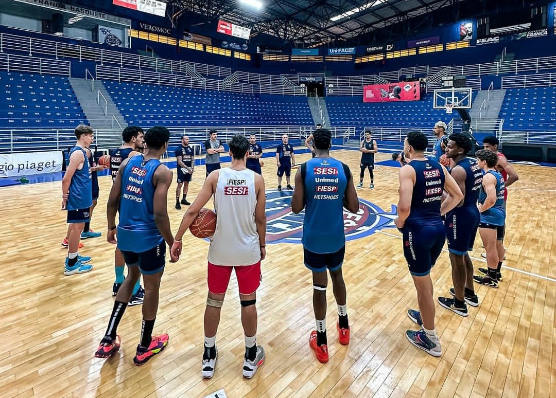 Sesi Franca segue com preparação para encarar o Mogi nas oitavas de final do NBB