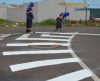 Sinalização: placas são instaladas e pintura vem sendo reforçada nas vias de Franca - Jornal da Franca