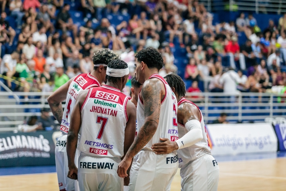 Sesi Franca está à frente no playoff, com duas vitórias; SP e Minas estão empatados