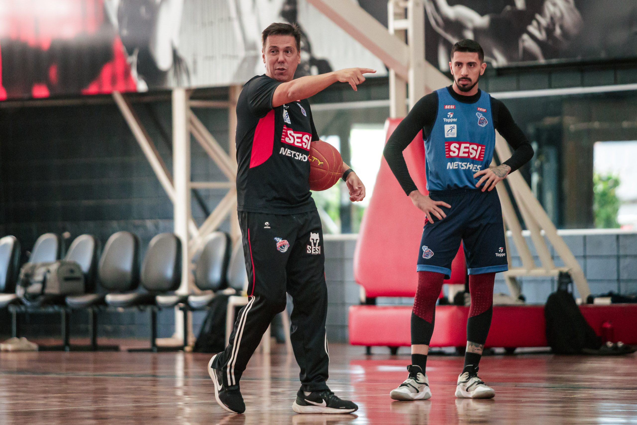 Sesi Franca encerra semana de treinamentos pra duelo diante do Flamengo nesta quinta