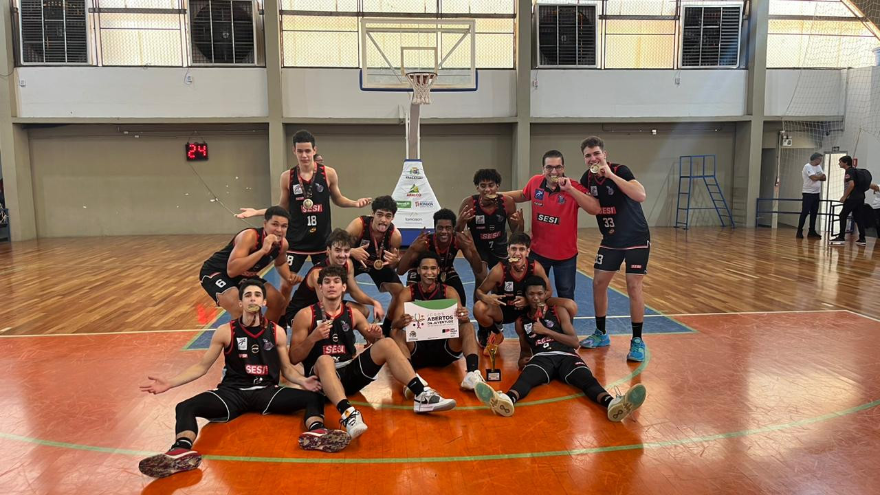 Garotada do Sesi Franca Basquete é campeã dos Jogos Estaduais da Juventude sub-18