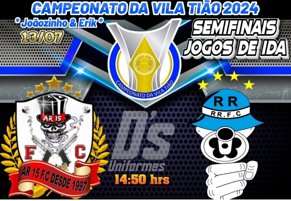 Campo da Vila Tião espera mais de mil pessoas nas semifinais de campeonato no sábado