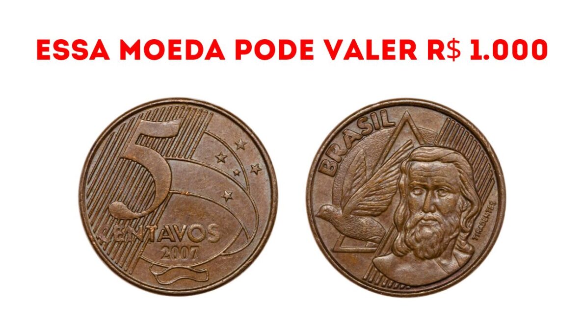 Colecionadores buscam moedas raras de 5 centavos e pagam até R$ 1.000 por elas