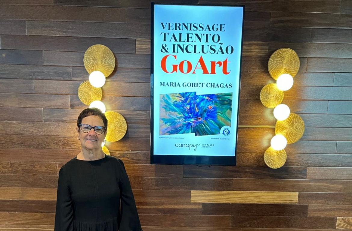 Goret Chagas leva sua arte e o nome de Franca para mostra no Canopy Hilton , em SP