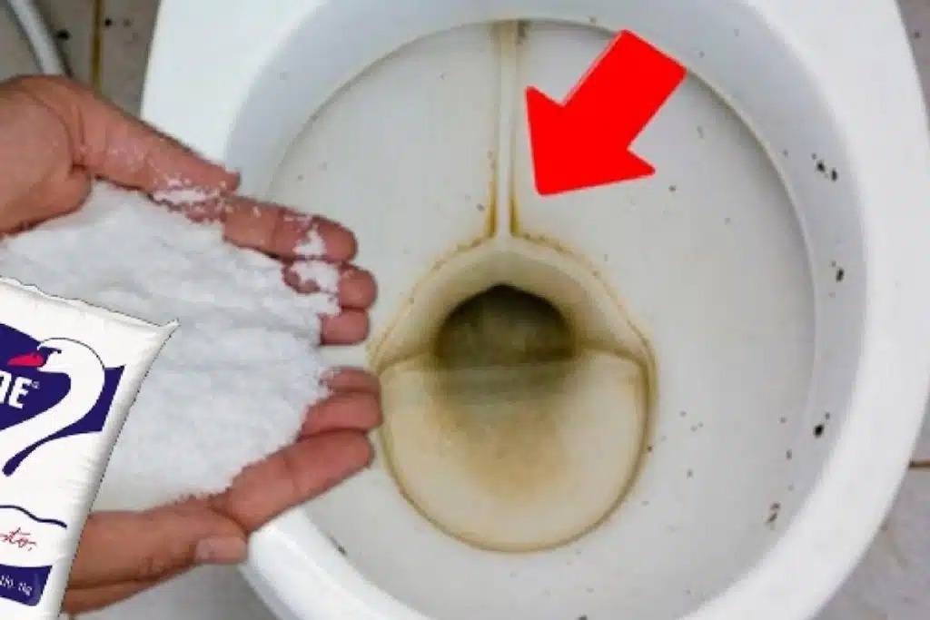 Veja a dica para lavar o banheiro com vaso sanitário encardido e ainda manchado