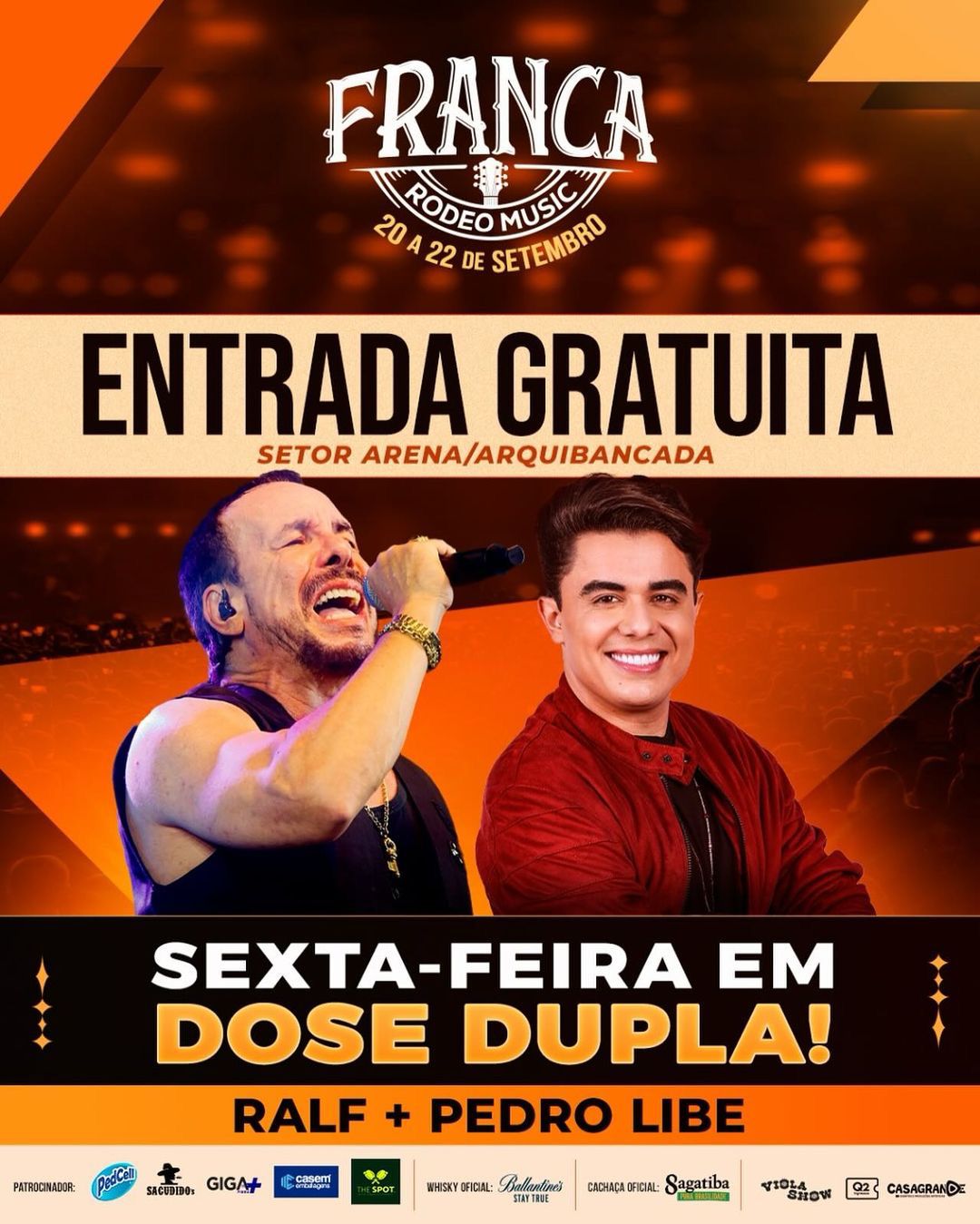 Franca Rodeo Music começa nesta sexta, 20; Ralf e Pedro Libe abrem a programação