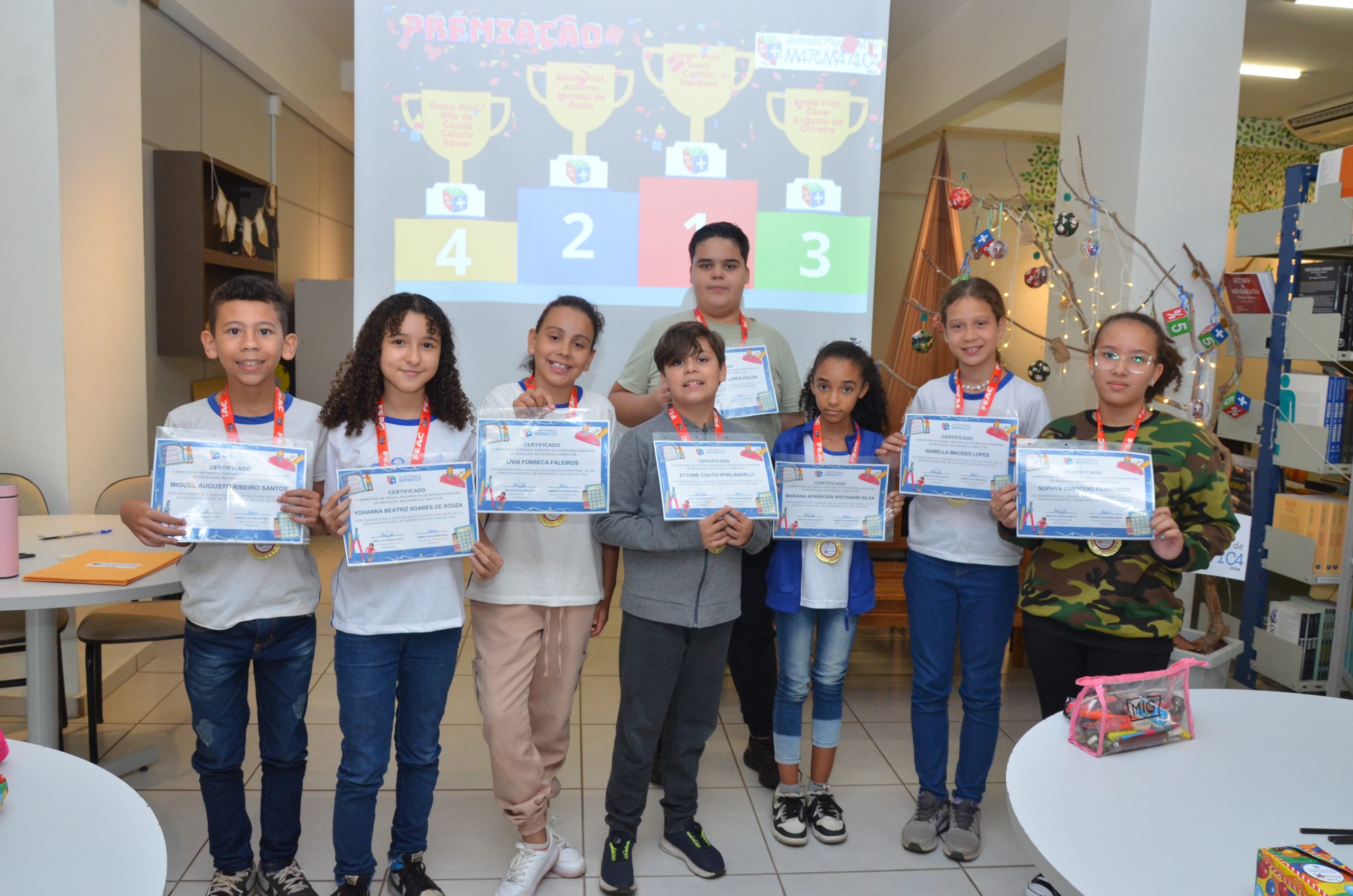 Alunos de Franca conquistam 1º lugar na Jornada Municipal de Matemática