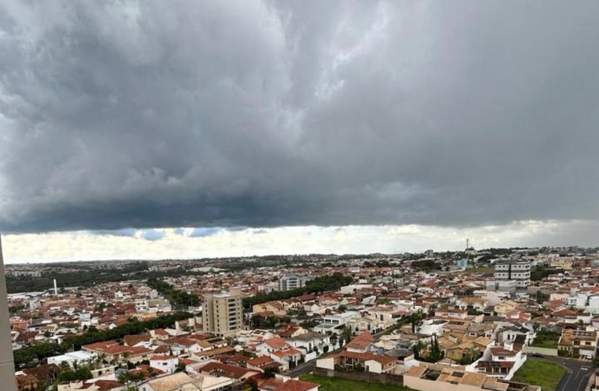 Instituto muda alerta de amarelo para laranja: perigo de tempestade em Franca
