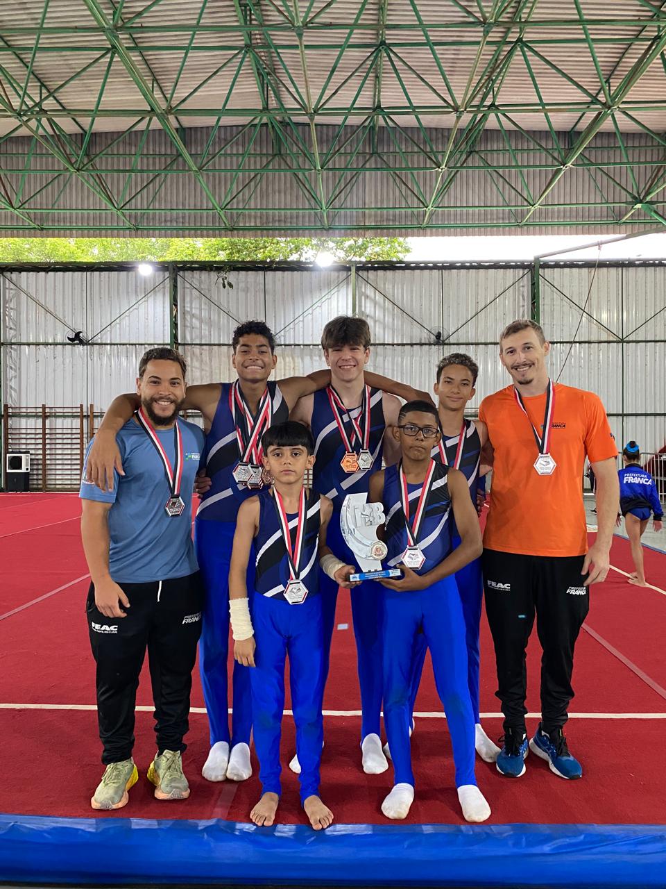 Franca brilha nos Jogos Abertos: prata na ginástica e bronze na malha