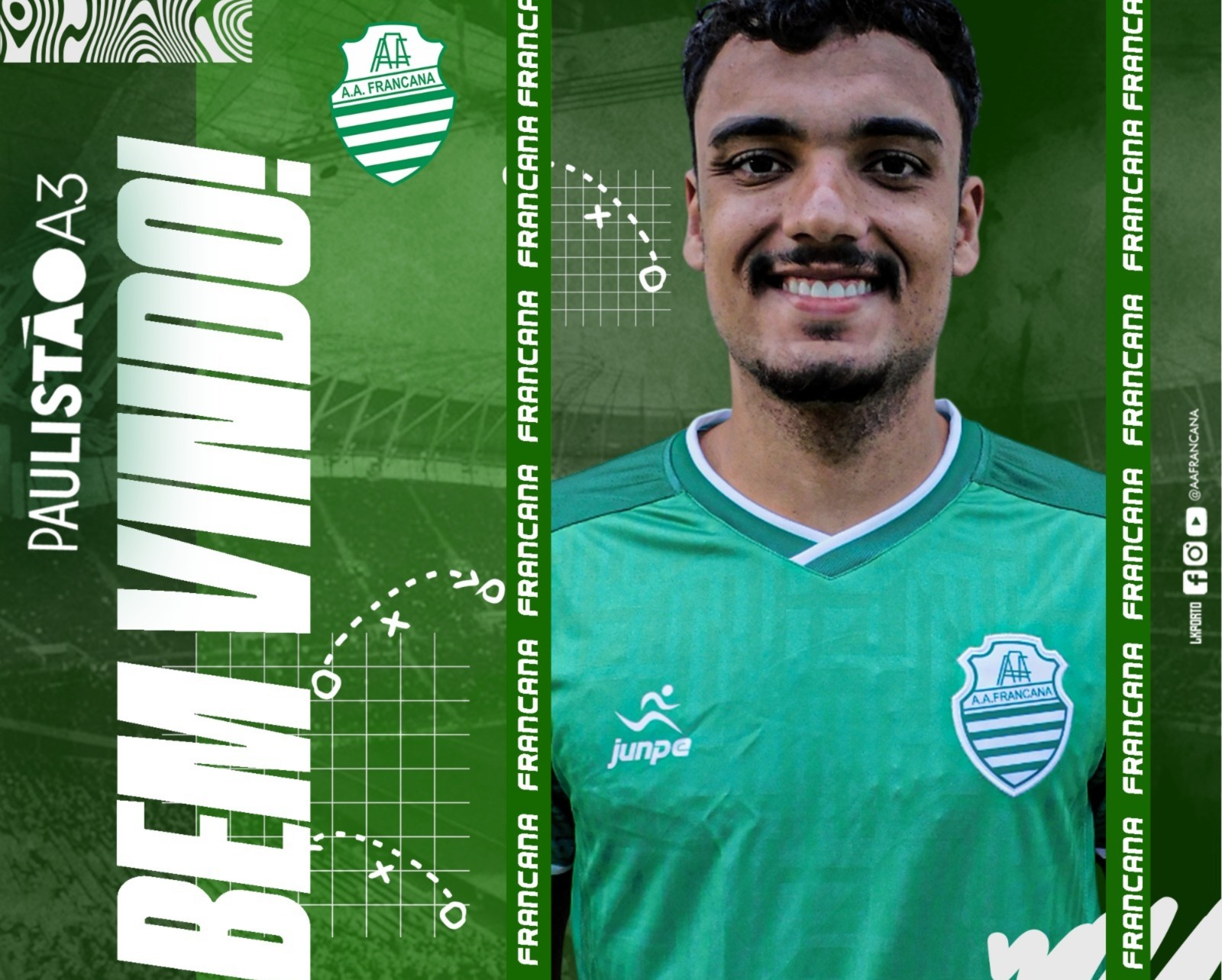 Bom de bola, atacante Gustavo Pereira disputará Campeonato Paulista pela Francana