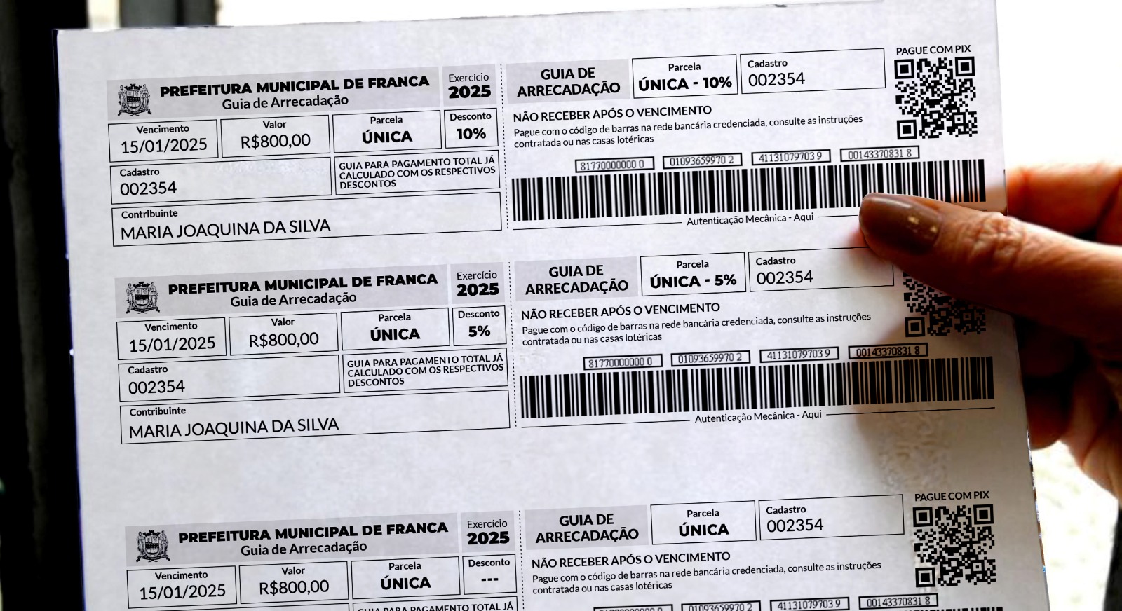 IPTU 2025 digital já está disponível em Franca; desconto é de até 10% no pagamento