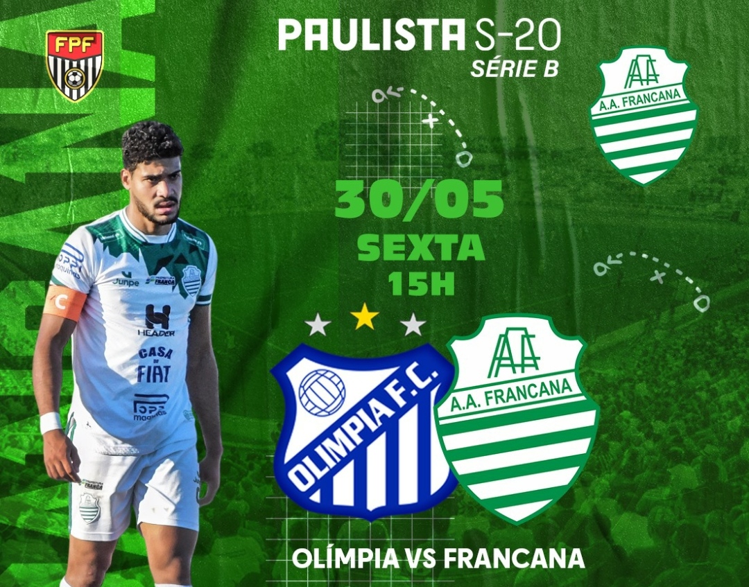 Francana Sub-20 enfrenta Olímpia fora de casa nesta sexta pelo Paulista da Série B