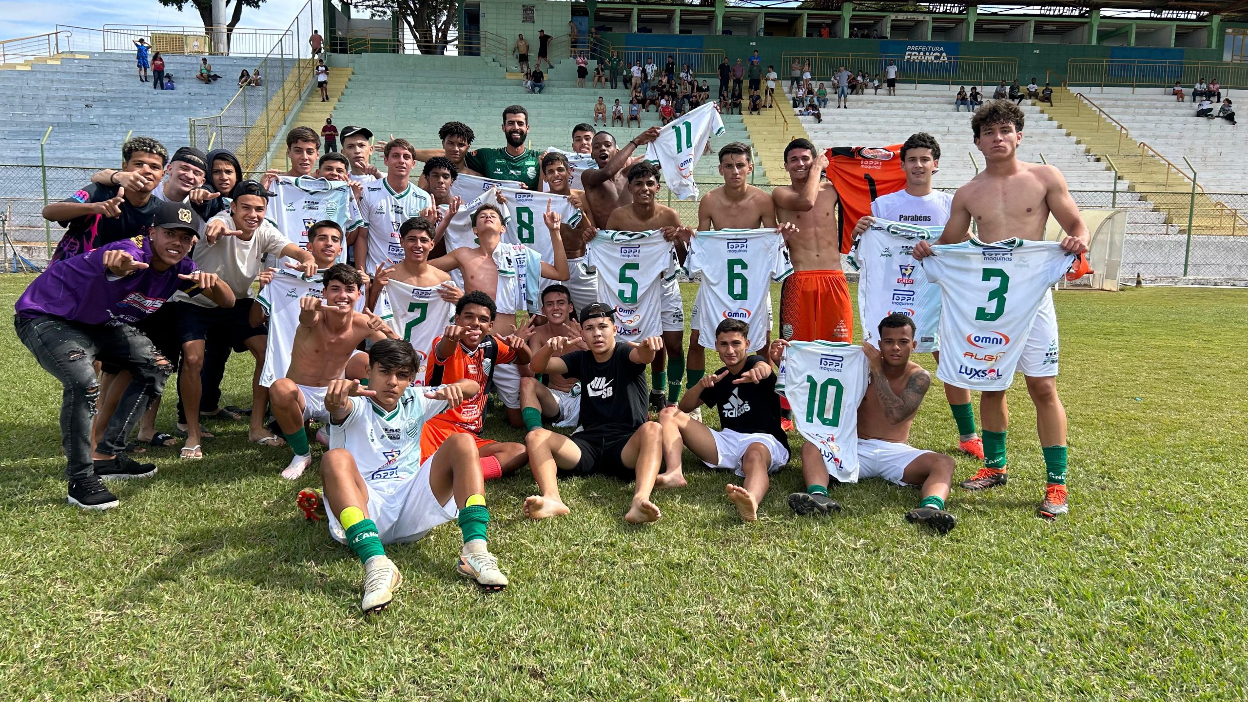Garotada do Sub-17 da Francana se classifica pra segunda fase do Campeonato Paulista