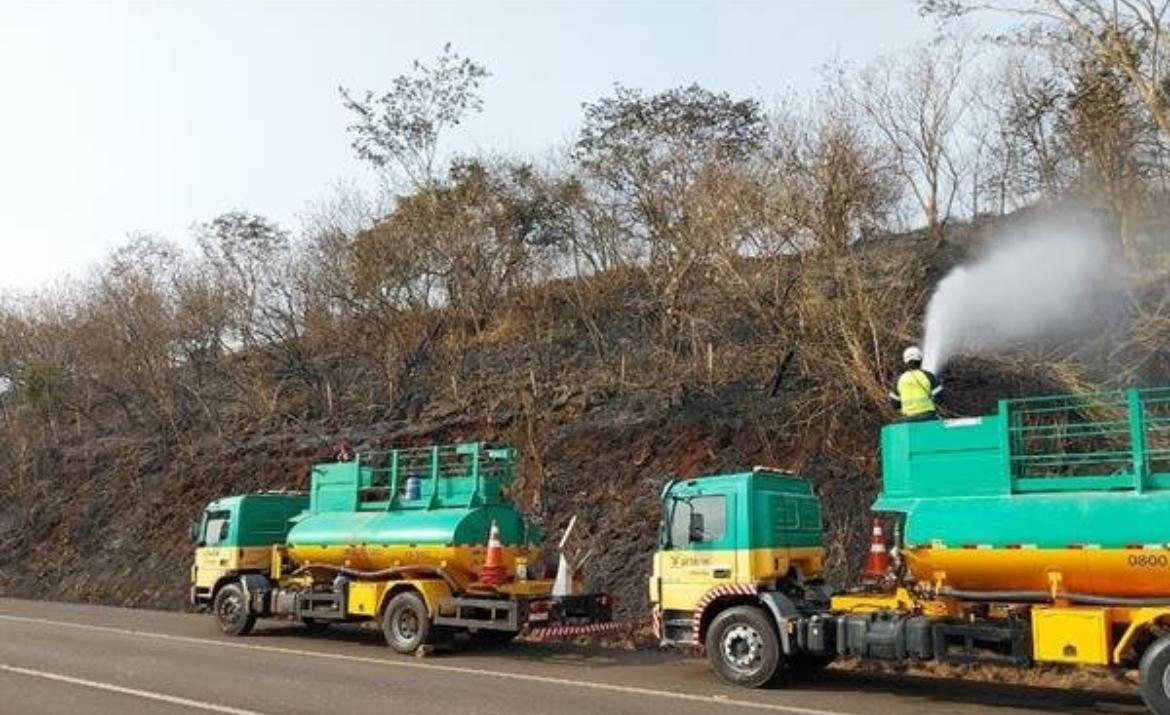 Entre janeiro e abril foram registrados 43 incêndios na beira de estradas da região