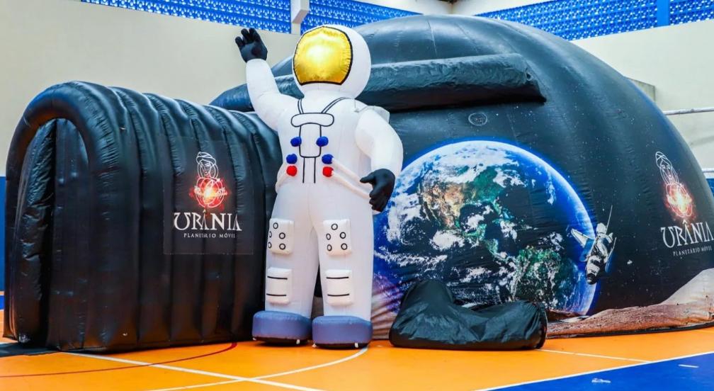 Planetário móvel leva o universo ao Franca Shopping em experiência imersiva inédita