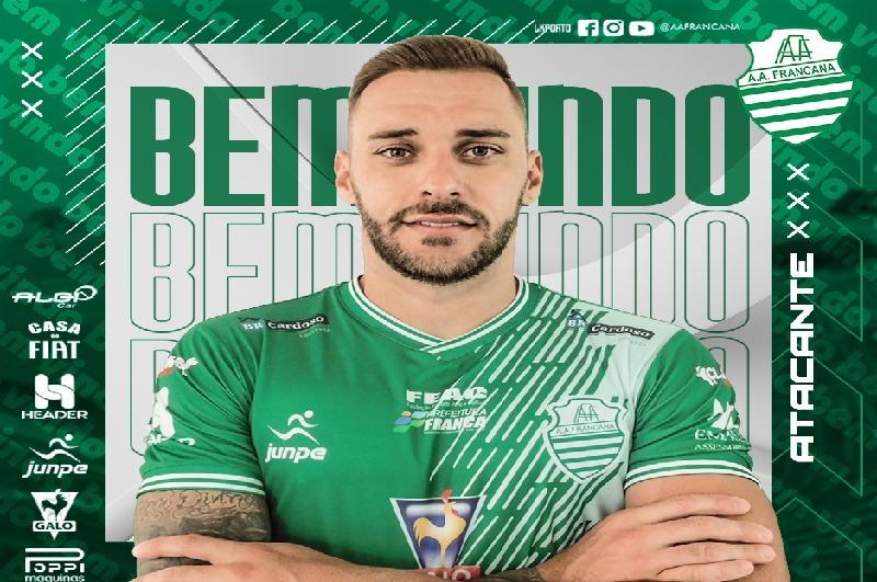 Bruno Henrique, a grande esperança de gols da Francana no restante da Copa Paulista