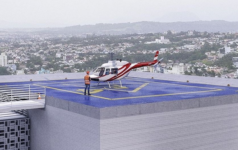 Salvamento pelos ares em Franca; hospital público estadual terá moderno heliponto