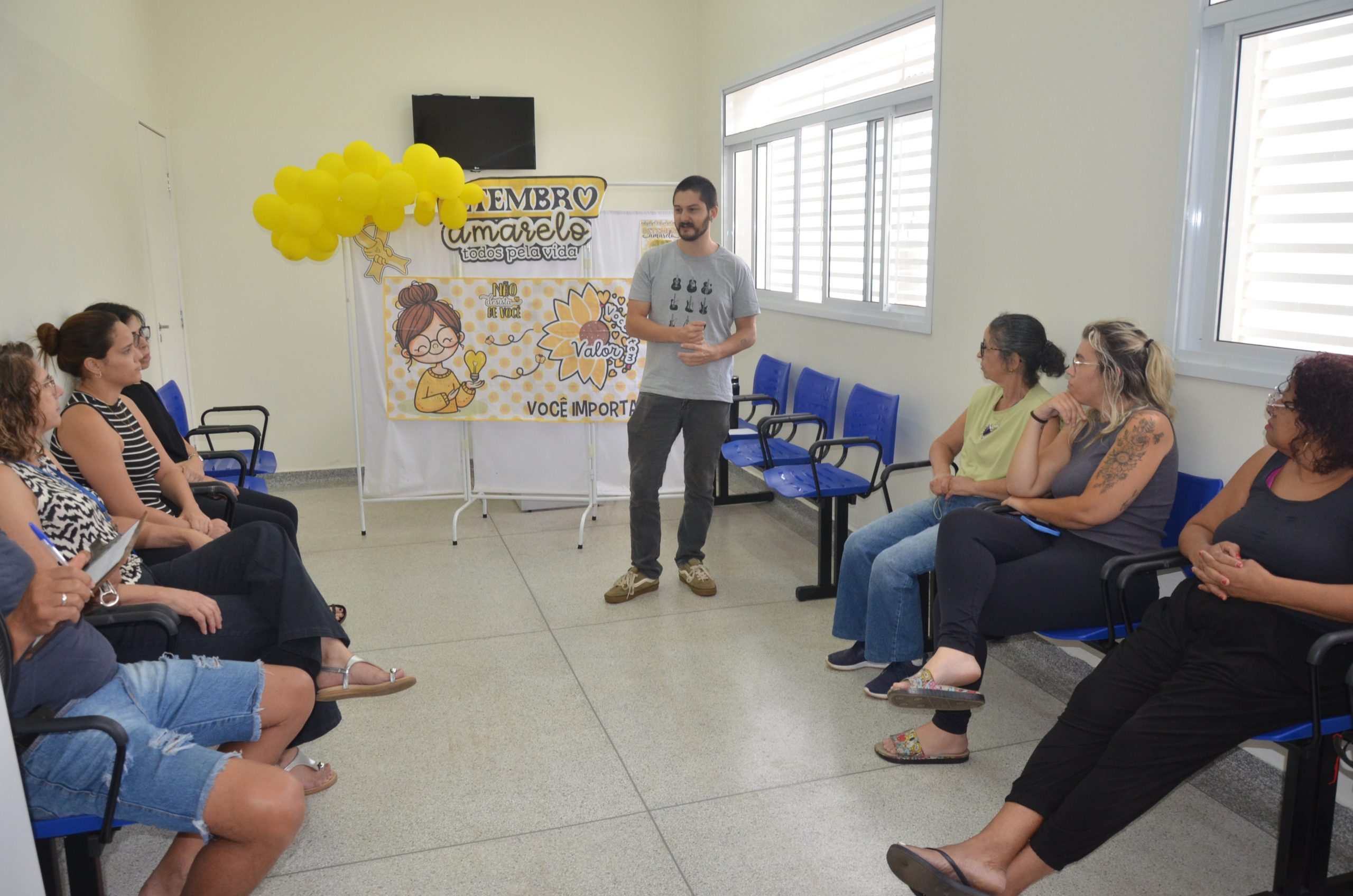 UBS Paineiras realiza roda de conversa sobre ansiedade no Setembro Amarelo