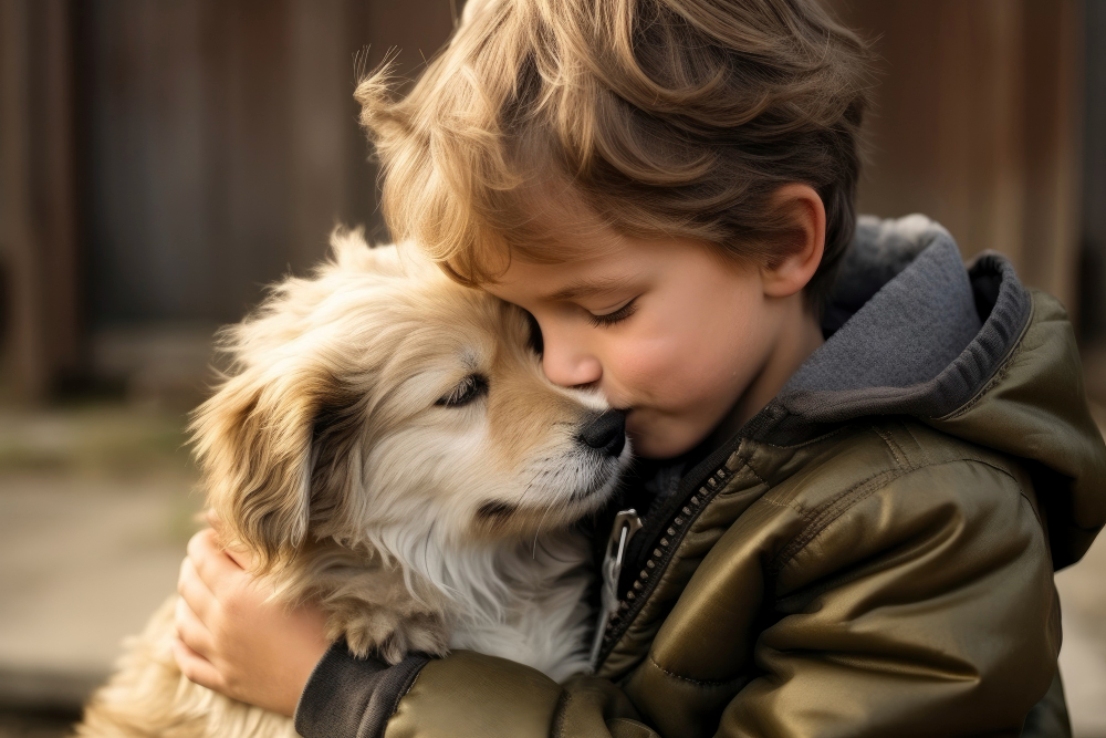 Contato com animais de estimação fortalece a saúde emocional e social das crianças