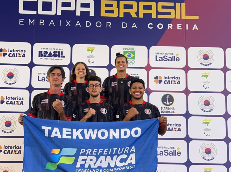 Equipe de Franca representa a cidade e o estado na Copa Brasil de Taekwondô