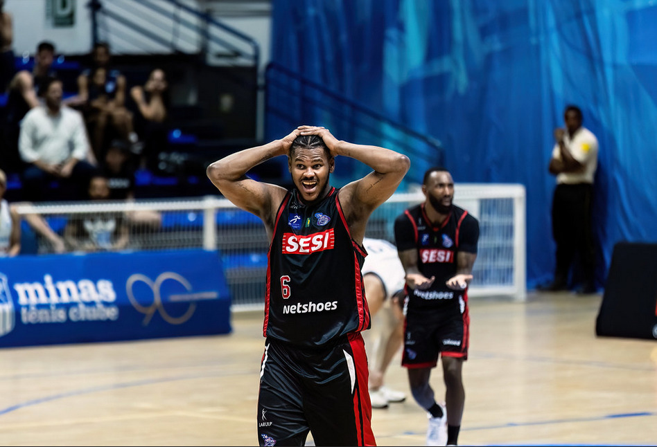 Jogando em BH, Minas Tênis supera o Sesi Franca e mantém a invencibilidade no NBB