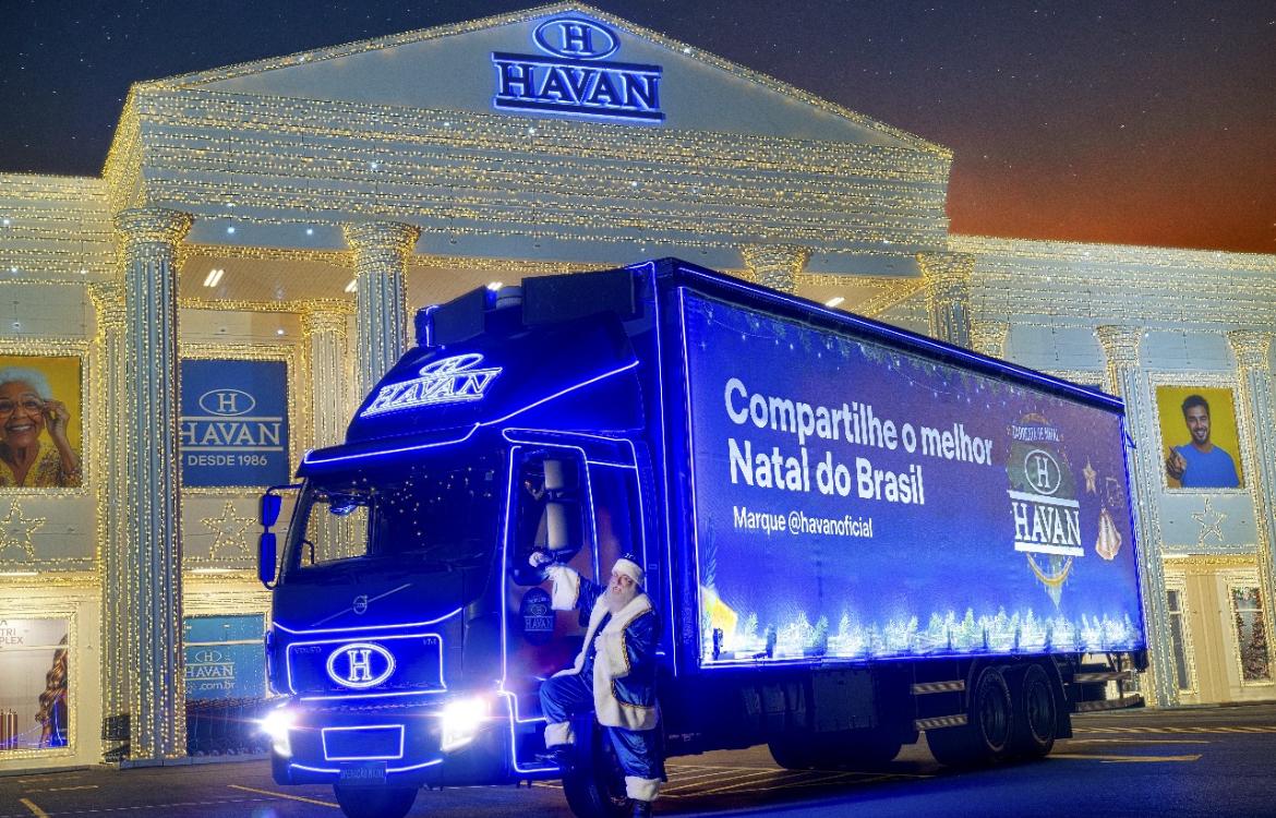 Carreata de Natal da Havan começa por Franca nesta sexta-feira, dia 21