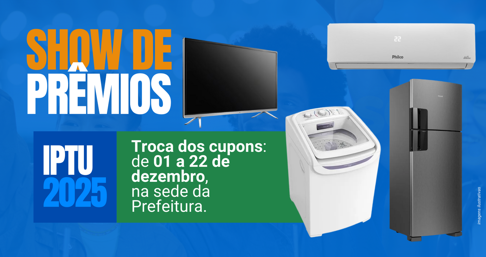 Rifaina anuncia que Show de Prêmios do IPTU será realizado no dia 23 de dezembro