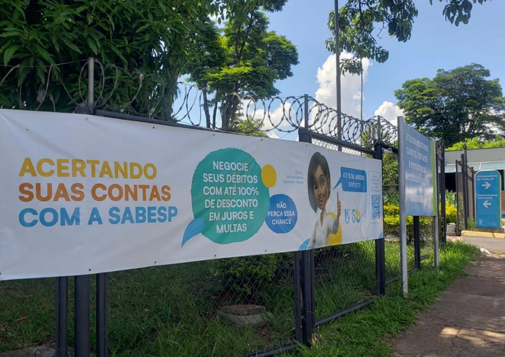 Termina neste sábado (20) a campanha de renegociação de dívidas com a Sabesp