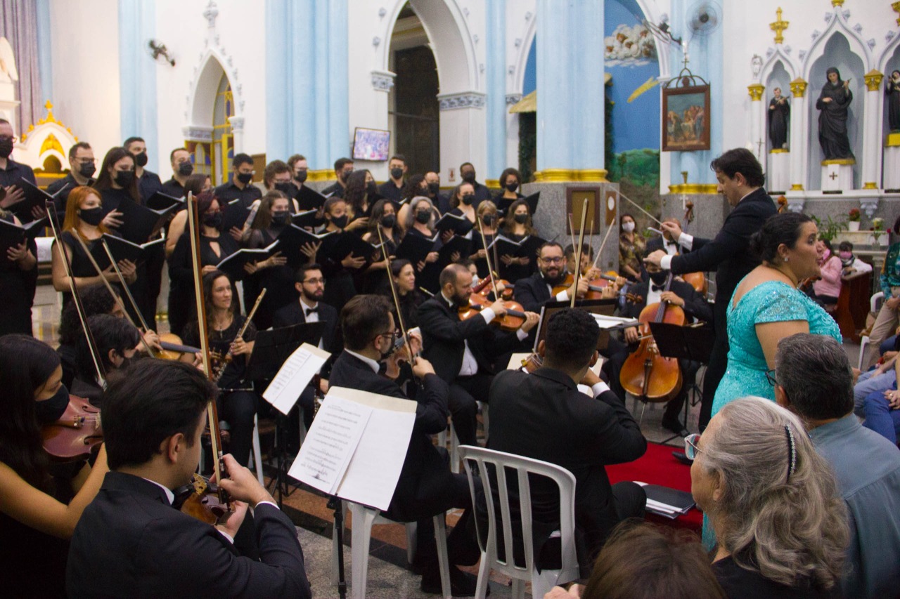 Orquestra Sinfônica de Franca retorna à Catedral neste domingo com Concerto de Natal