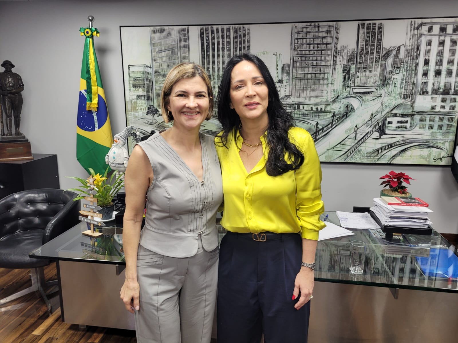 Primeira-dama Cristiane Freitas desce hoje em Franca para visitar cidades da região