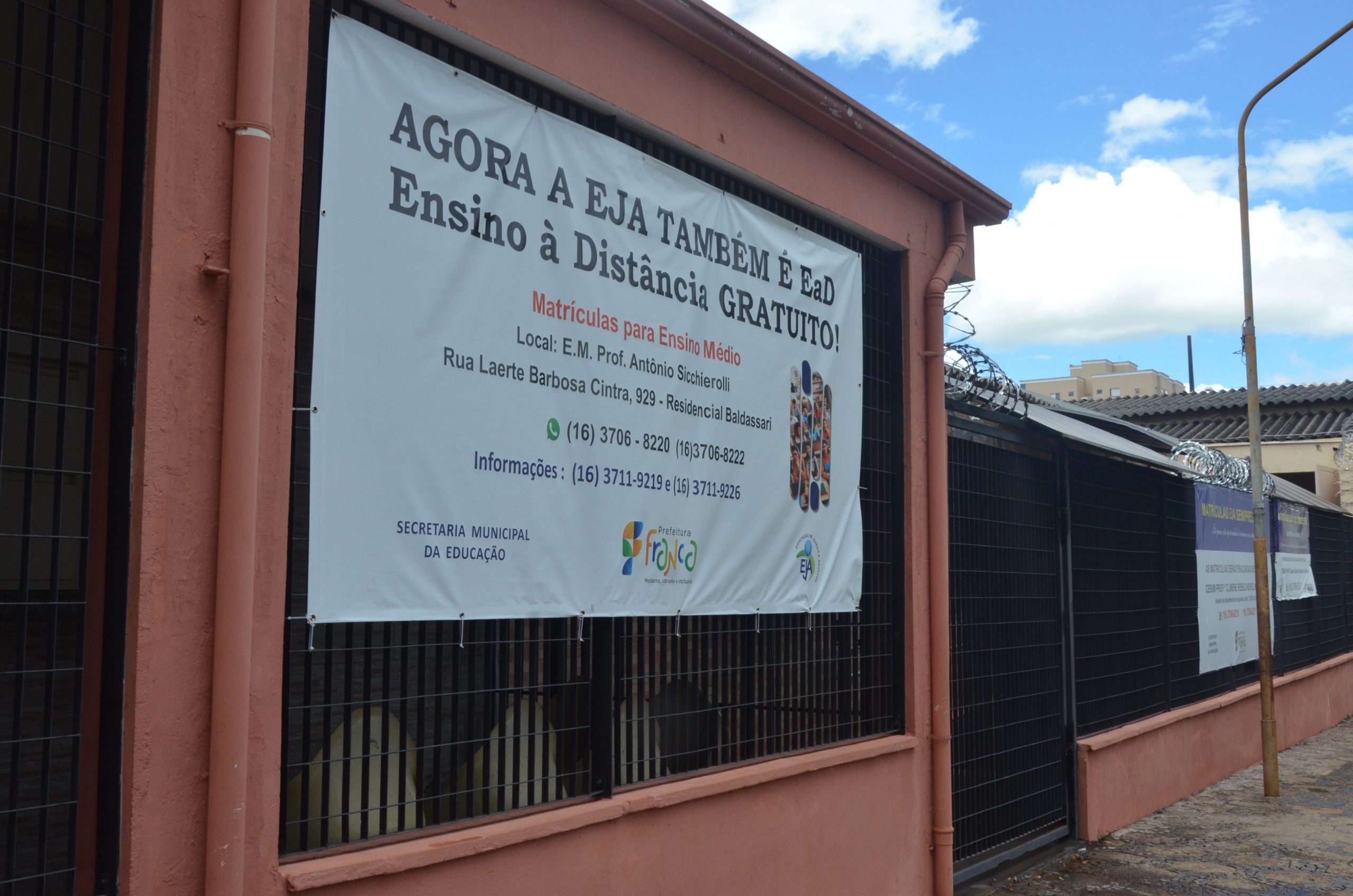 EJA está com matrículas abertas para quem quer concluir os estudos em Franca