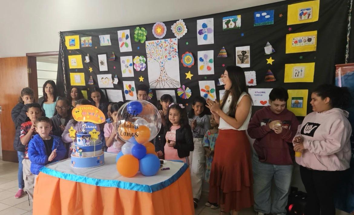 Projeto Estrelinhas, do Allan Kardec, celebra dois anos com 600 famílias atendidas