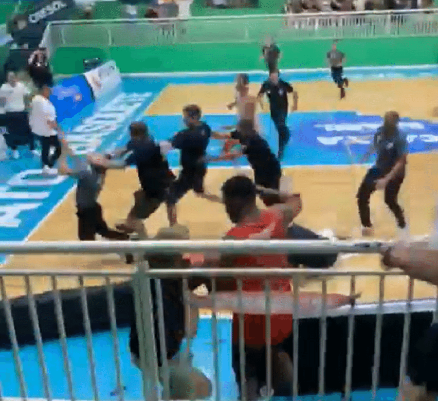 Liga Nacional de Basquete pune equipe do Pato Basquete por briga durante jogo do NBB