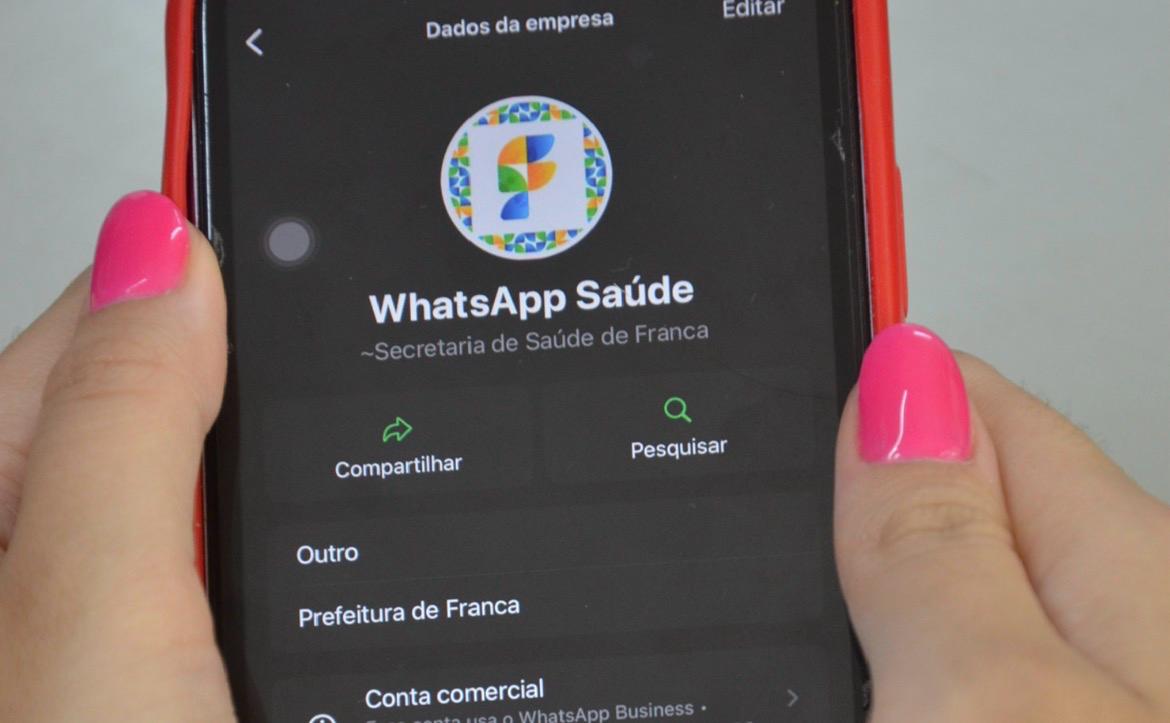 Veja as facilidades do Zap Saúde da Prefeitura de Franca que marca exames online