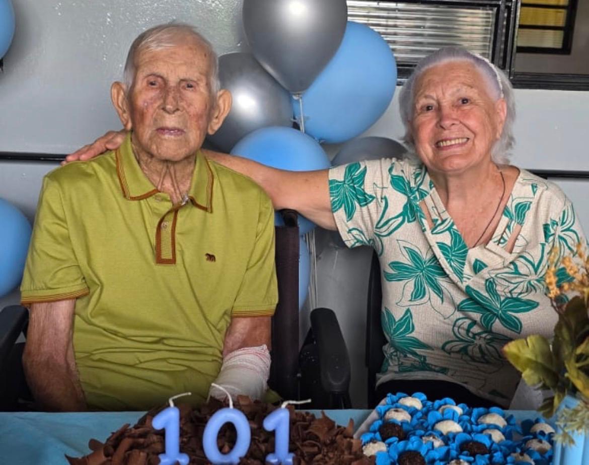 Aniversário centenário: Ângelo Turcheti (“Angelim”) comemora 101 anos bem vividos!