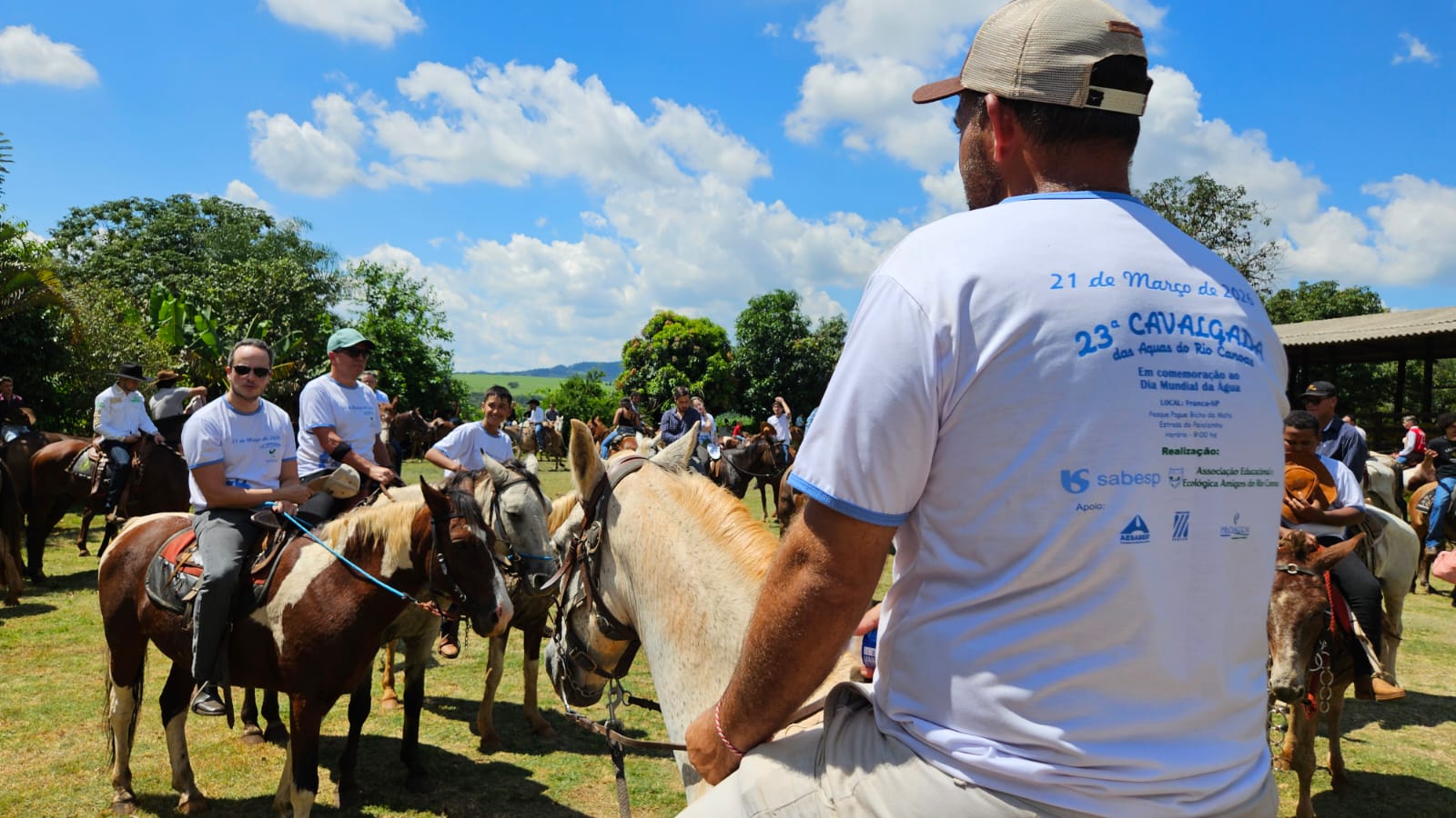 Cavalgada das Águas do Rio Canoas reúne mais de 200 cavaleiros neste sábado (20/3)
