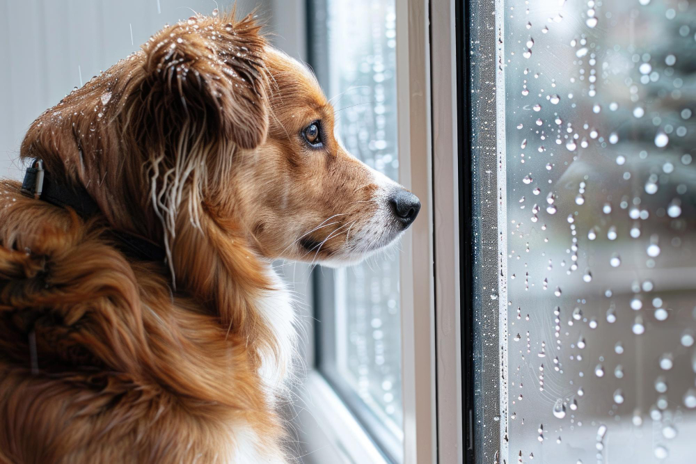 Cachorro com medo de chuva: conheça 6 dicas práticas para ajudar o seu animal