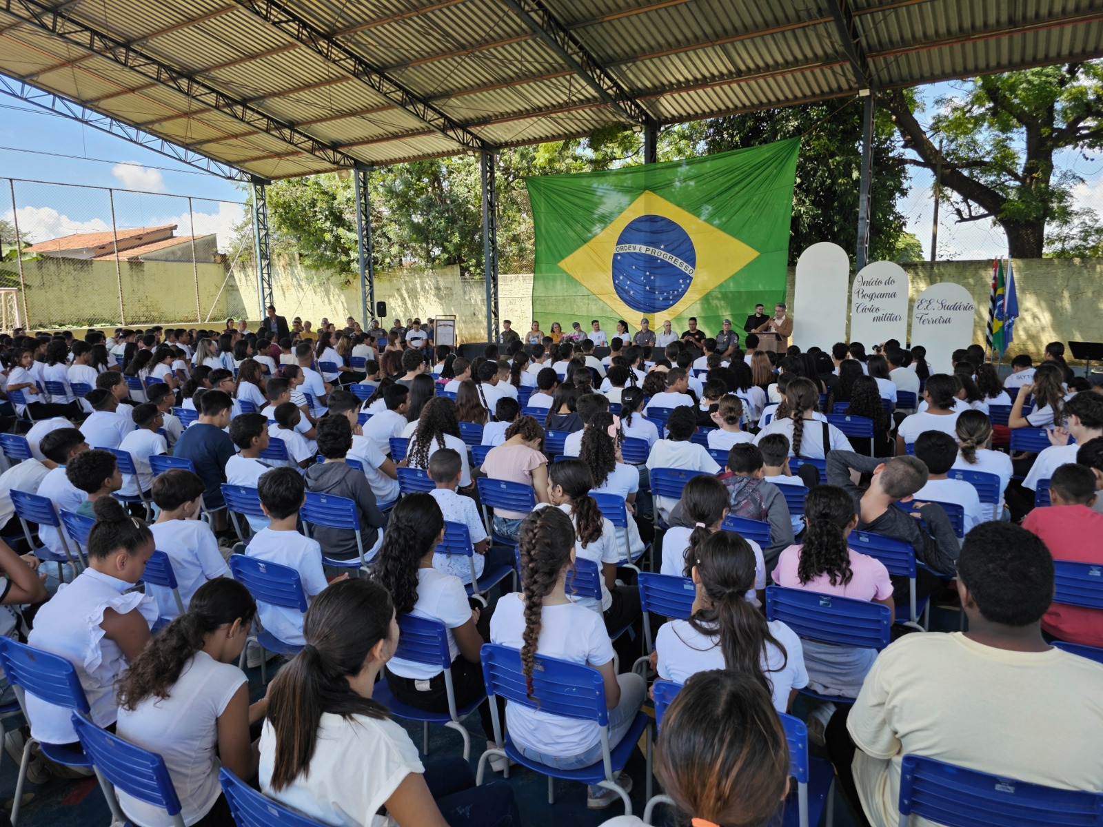 Franca tem 2 escolas no Programa Cívico-Militar: Sudário Ferreira e Antônio Fachada