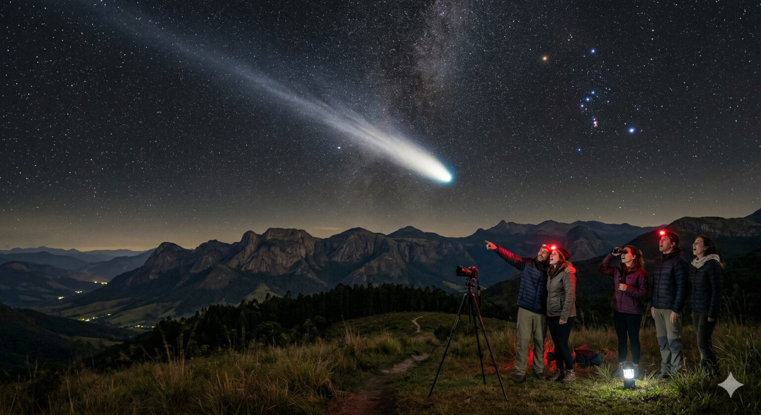 Cometa visível a olho nu vai transformar o céu em um dos maiores espetáculos do ano