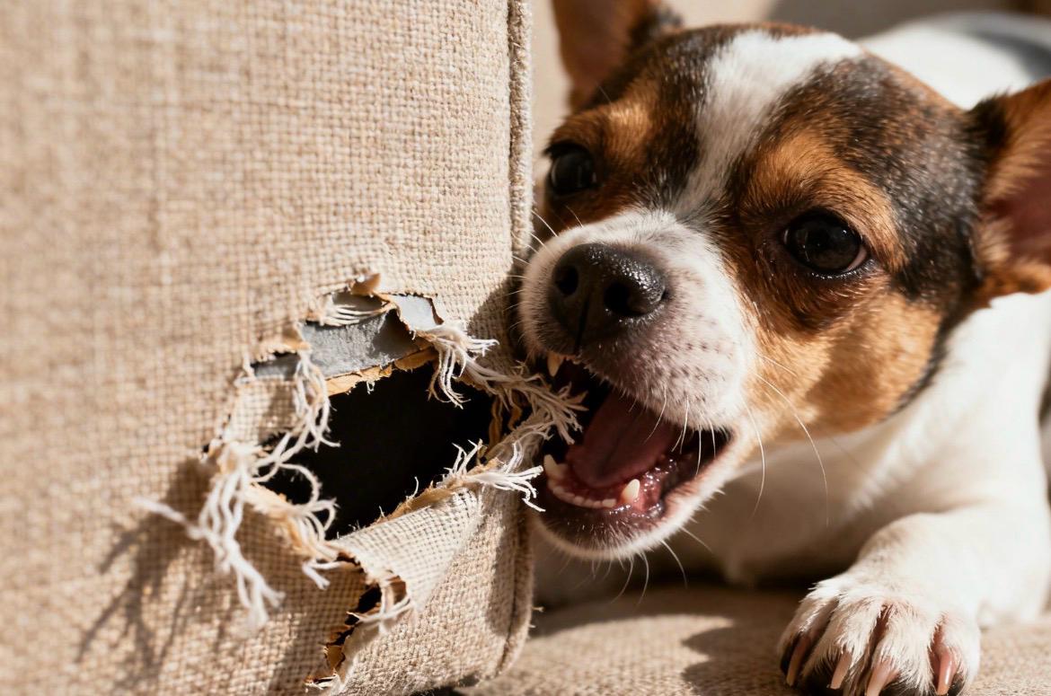 Não consegue impedir seu cachorro de mastigar móveis? Veja algumas dicas práticas