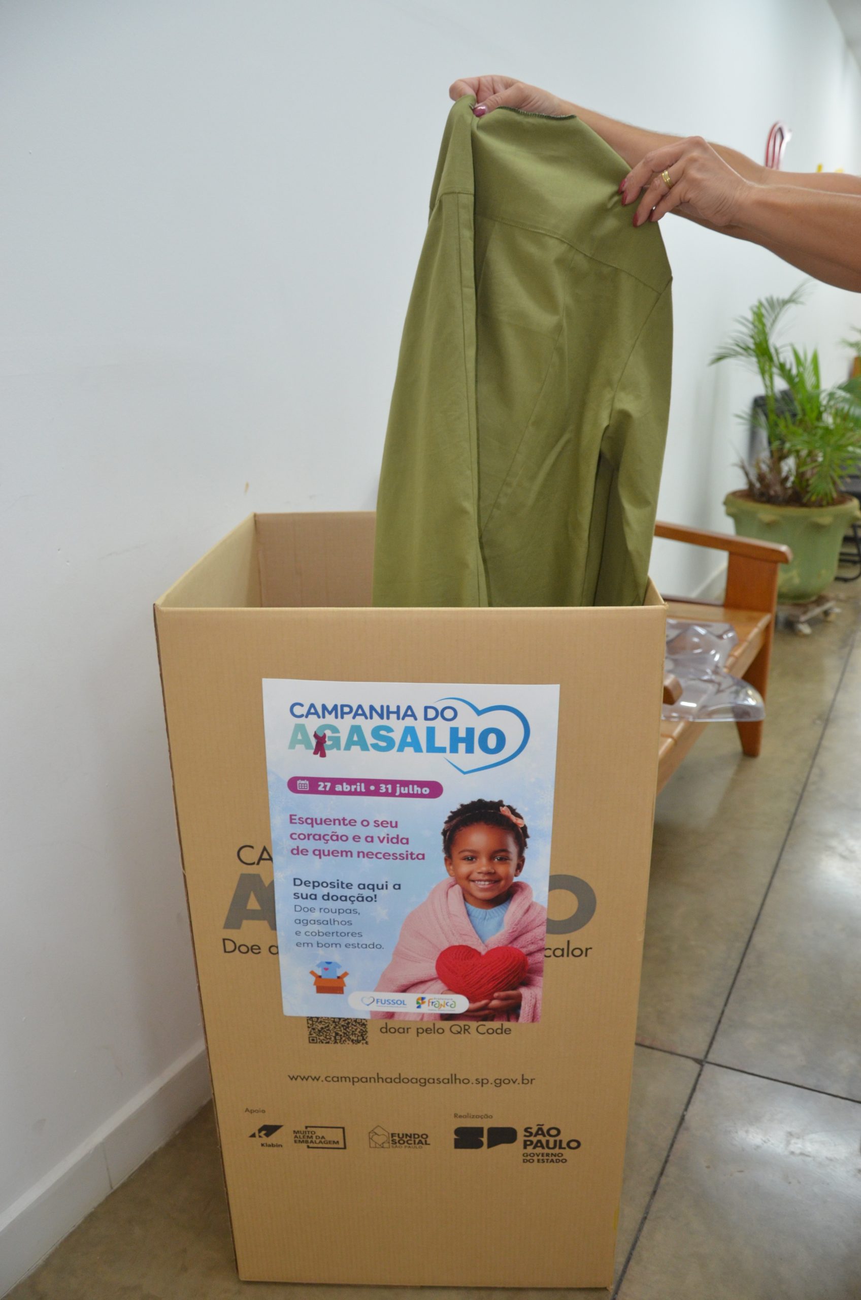 Campanha do Agasalho arrecada mais de 4 mil peças em 65 pontos e segue em Franca