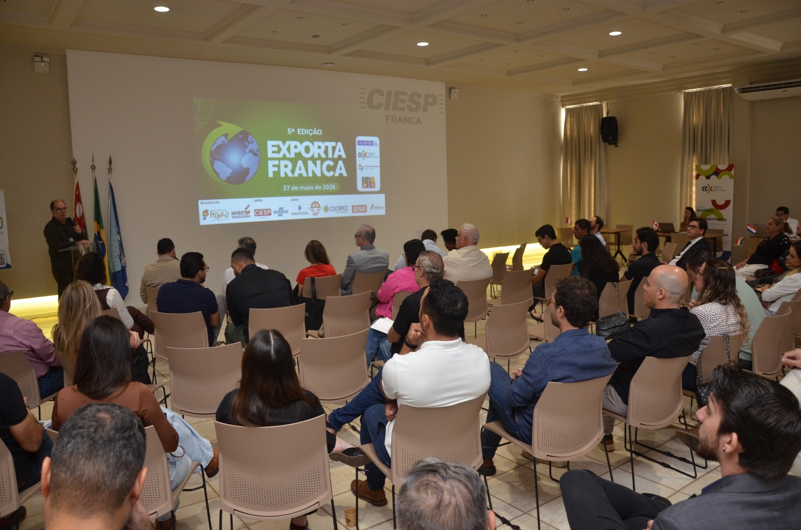 Exporta Franca: evento reúne empresários para impulsionar negócios no exterior