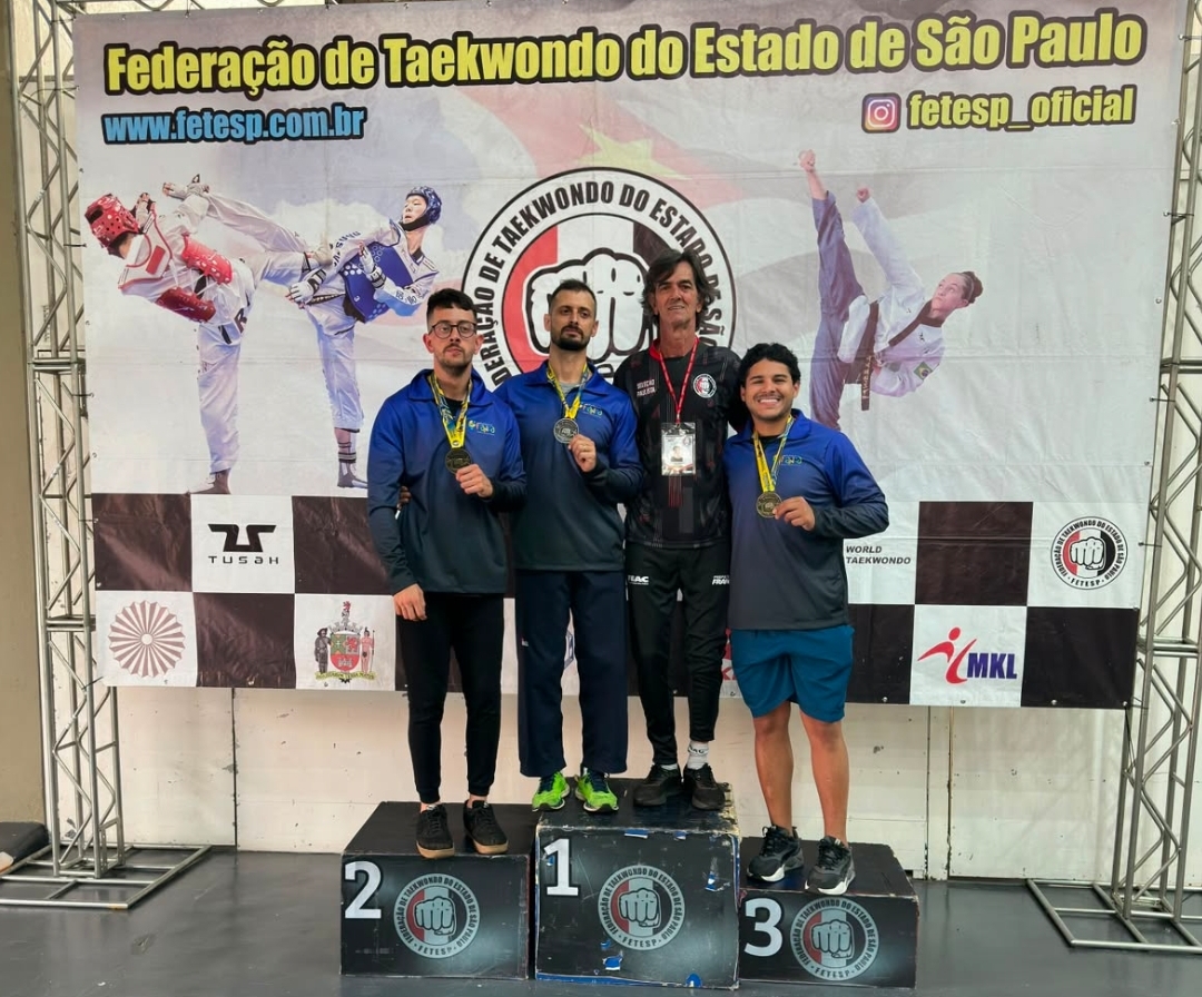 Esporte de Franca se destaca no Grand Slam Paulista de Taekwondo com três medalhas