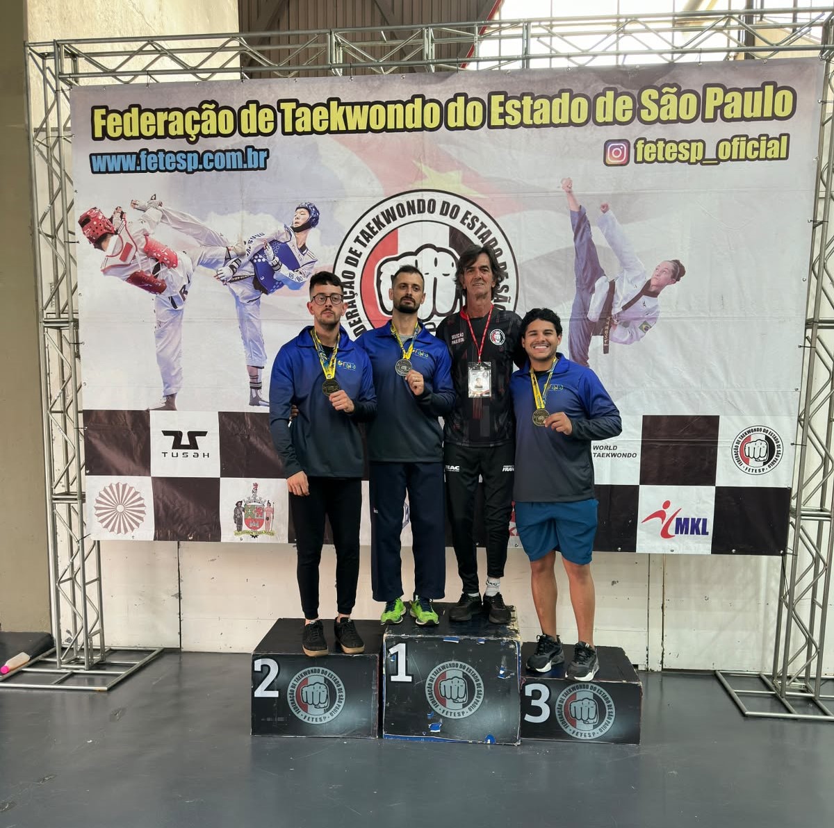 Taekwondo de Franca brilha e conquista três medalhas no Grand Slam Paulista