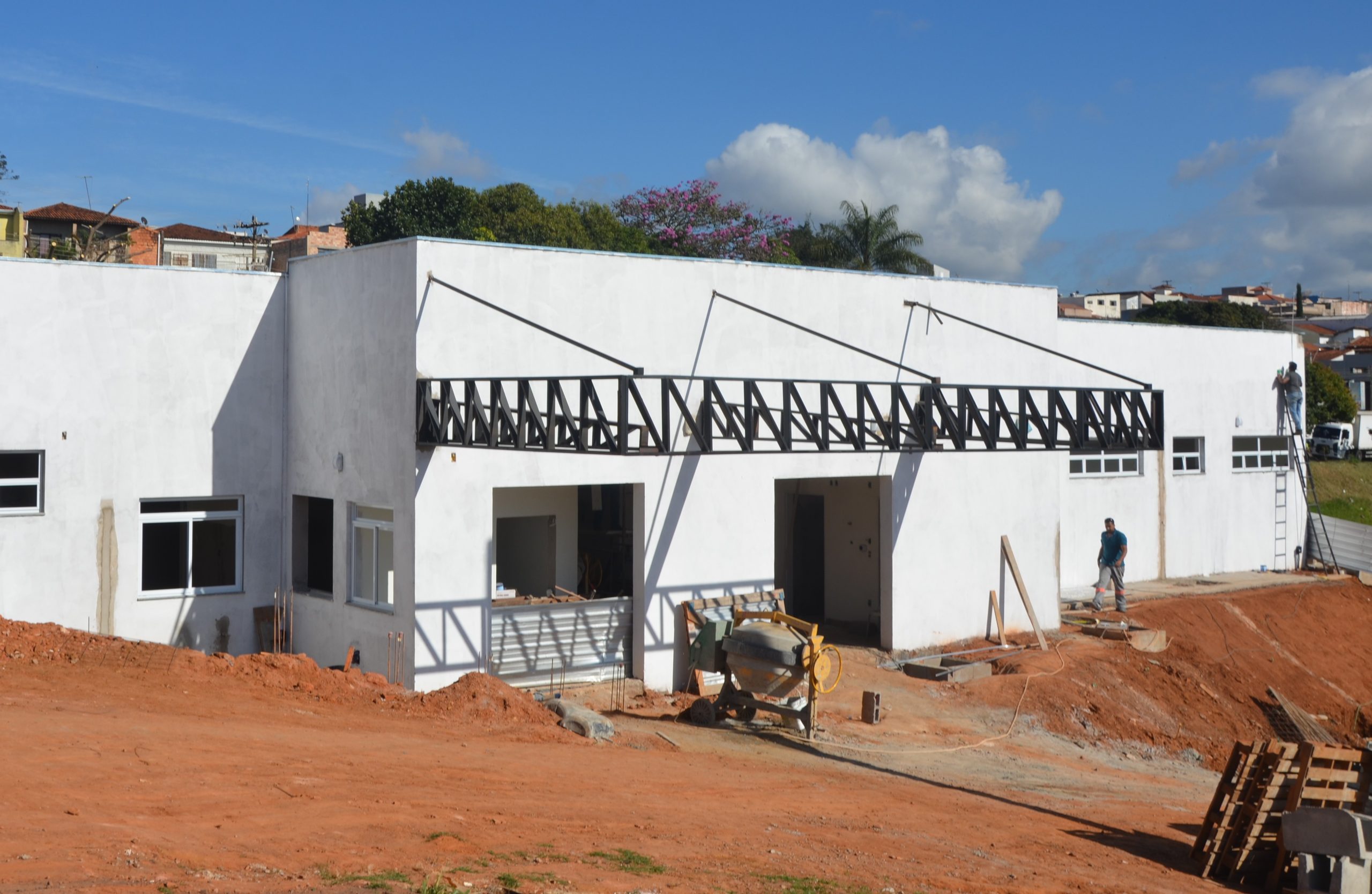 Obras da nova UBS do Jardim Palma entram na fase de pintura externa; veja detalhes