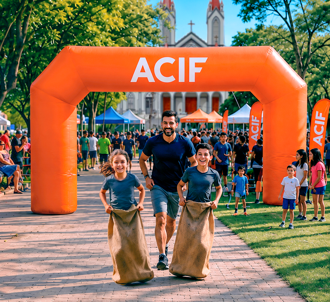 Arena ACIF Pais & Filhos leva esporte e diversão à Praça da Capelinha