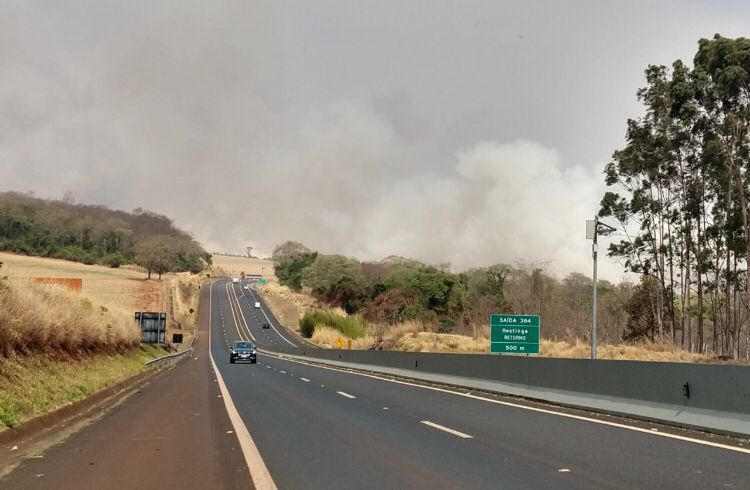 Via Paulista alerta para queimada e temporal na área da Cândido Portinari em Franca