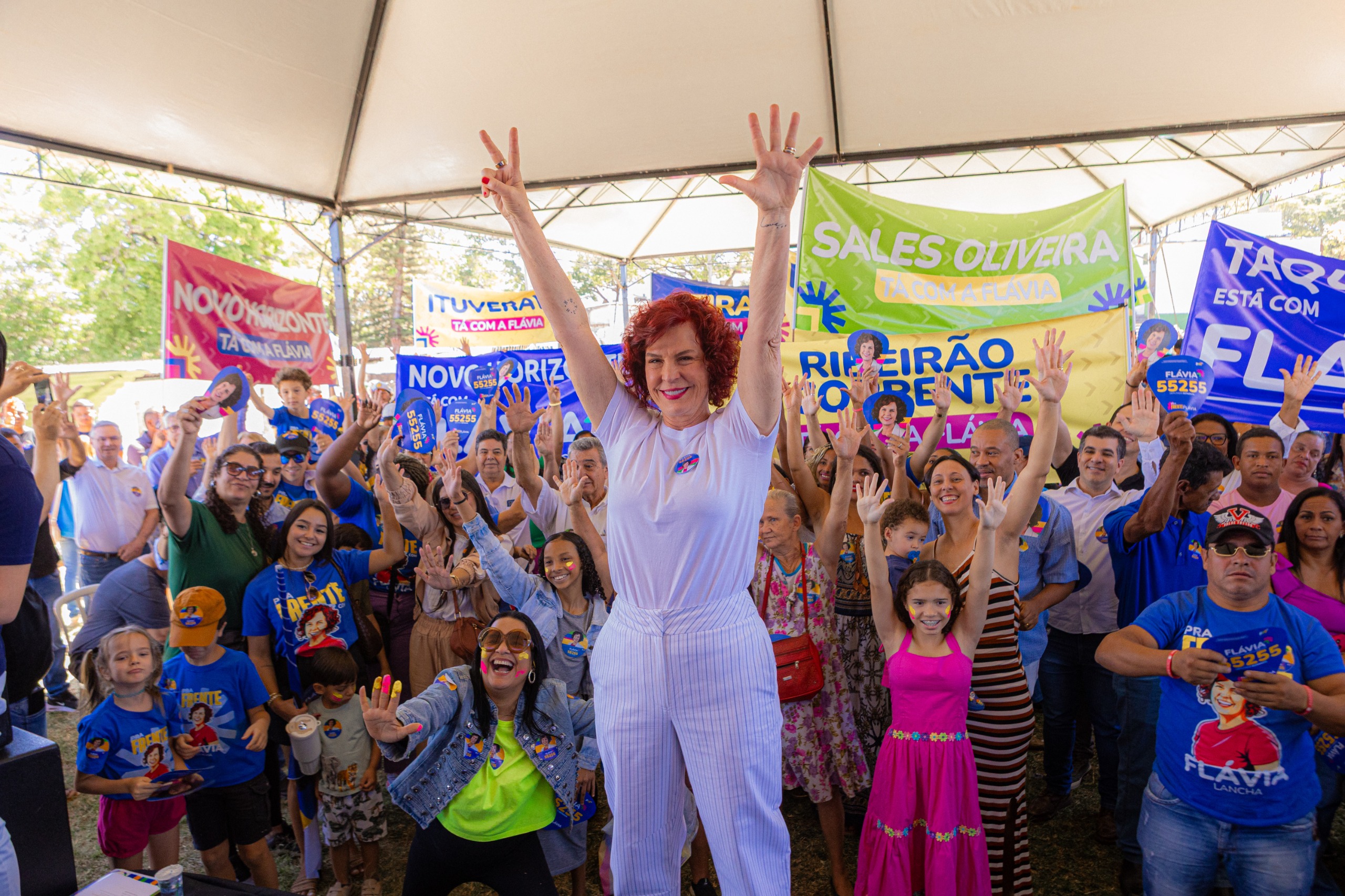 Flávia Lancha lança candidatura a deputada estadual, mostra força e agita Franca