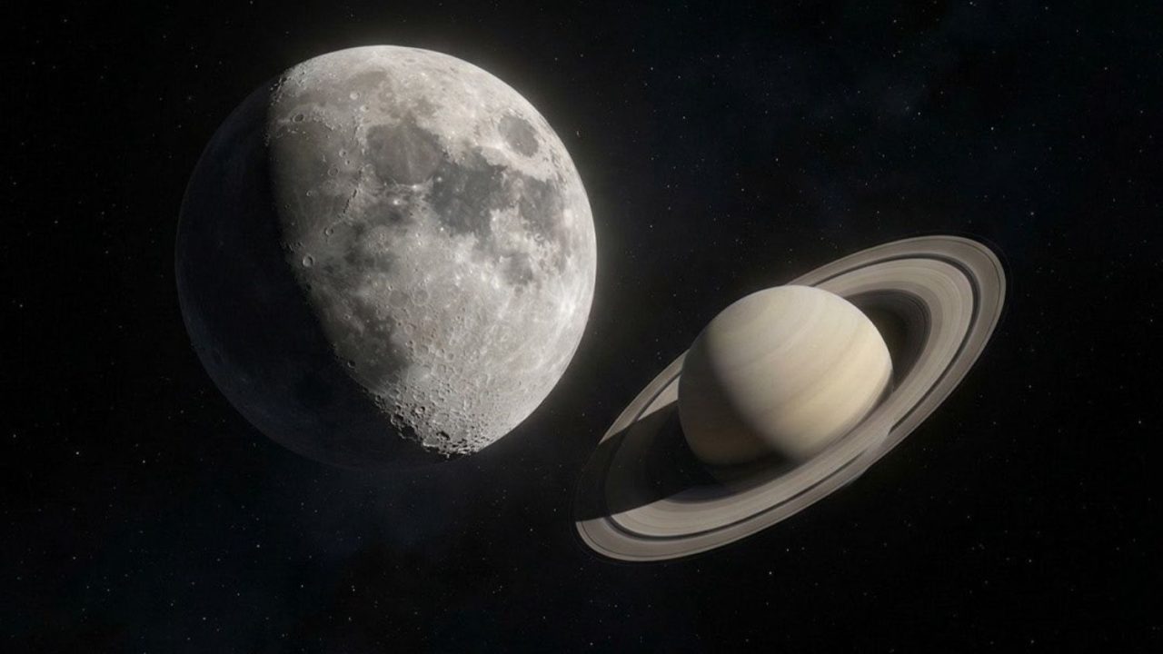 Com a Lua Cheia fica mais fácil encontrar Saturno no céu francano na noite deste sábado